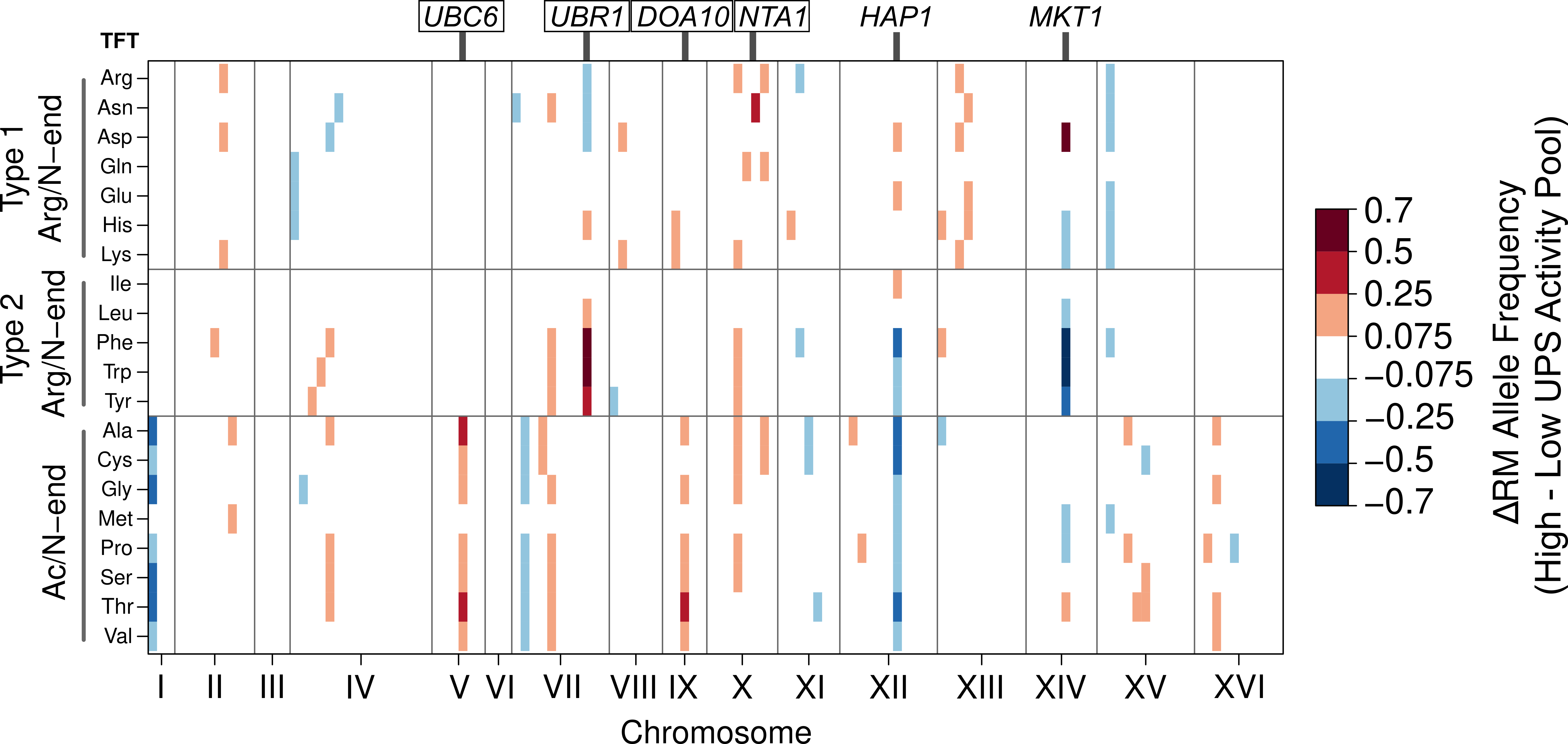 QTL heatmap